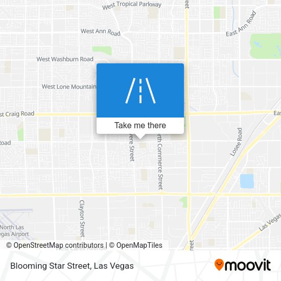 Blooming Star Street map