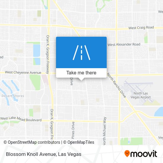 Blossom Knoll Avenue map