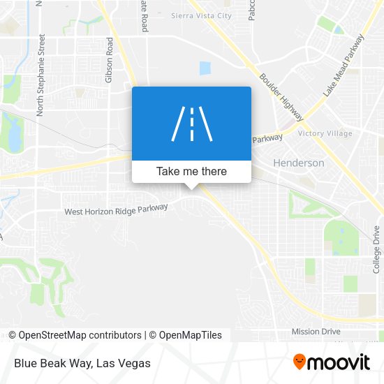 Mapa de Blue Beak Way