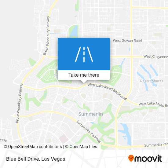 Mapa de Blue Bell Drive