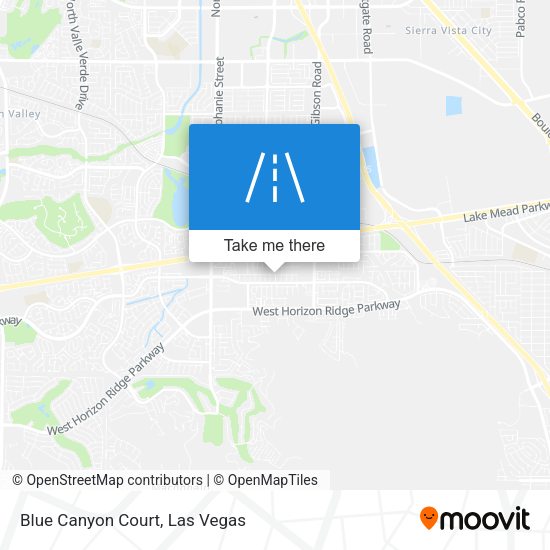 Blue Canyon Court map