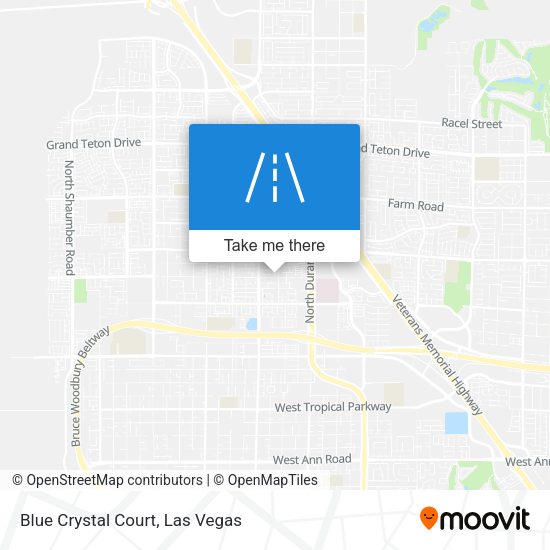 Mapa de Blue Crystal Court