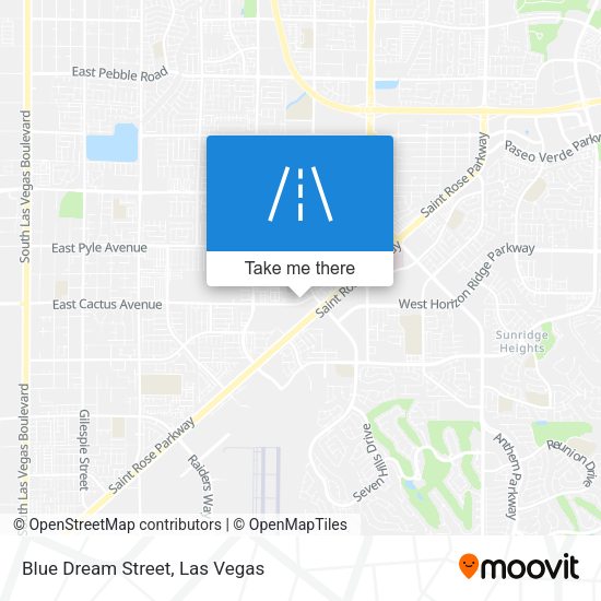 Mapa de Blue Dream Street