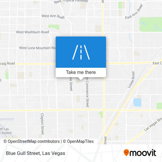Blue Gull Street map