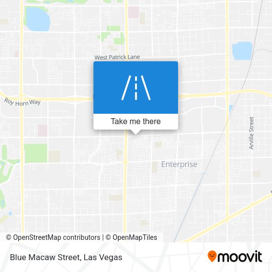 Blue Macaw Street map