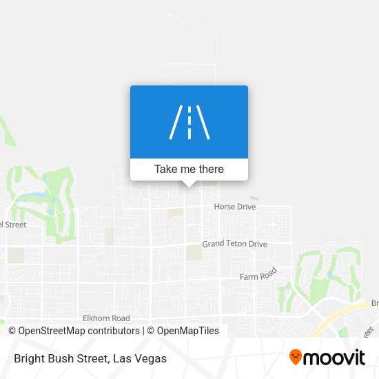 Bright Bush Street map