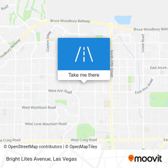 Bright Lites Avenue map