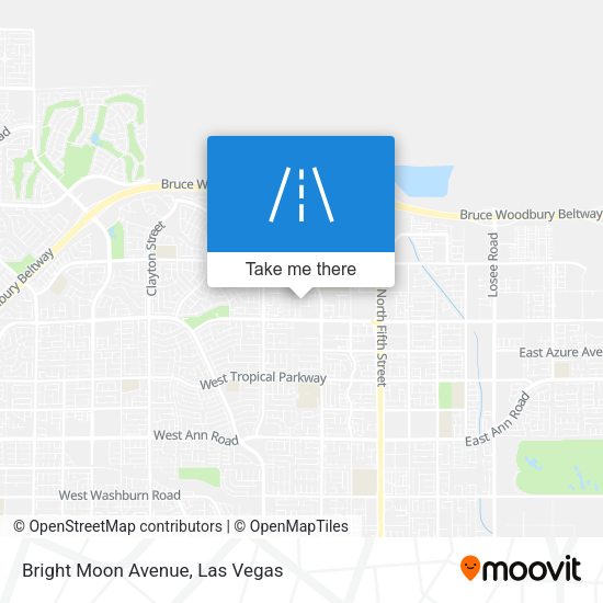 Bright Moon Avenue map