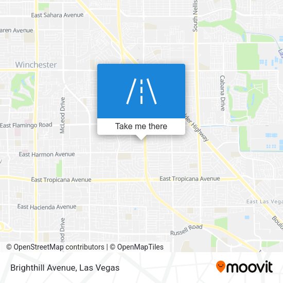 Mapa de Brighthill Avenue