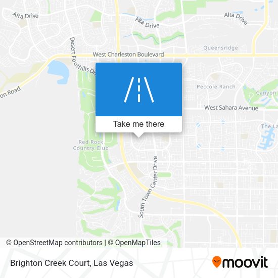 Mapa de Brighton Creek Court