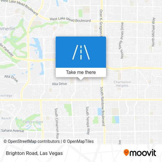 Mapa de Brighton Road