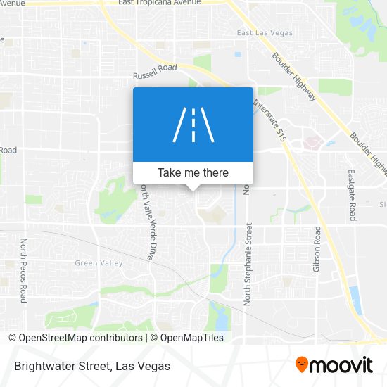 Mapa de Brightwater Street