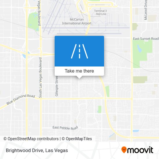 Brightwood Drive map