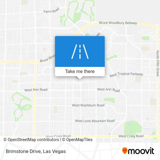 Brimstone Drive map