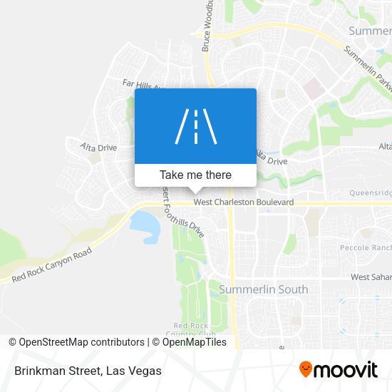 Mapa de Brinkman Street