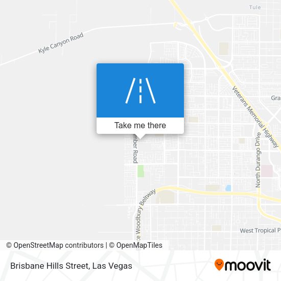 Brisbane Hills Street map