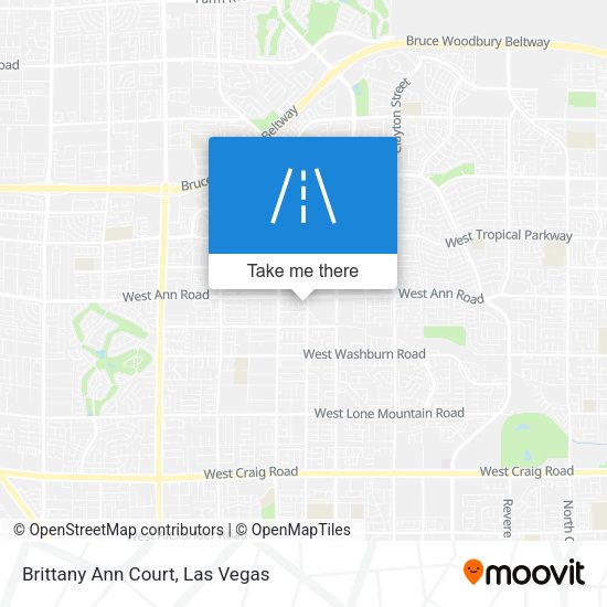 Mapa de Brittany Ann Court