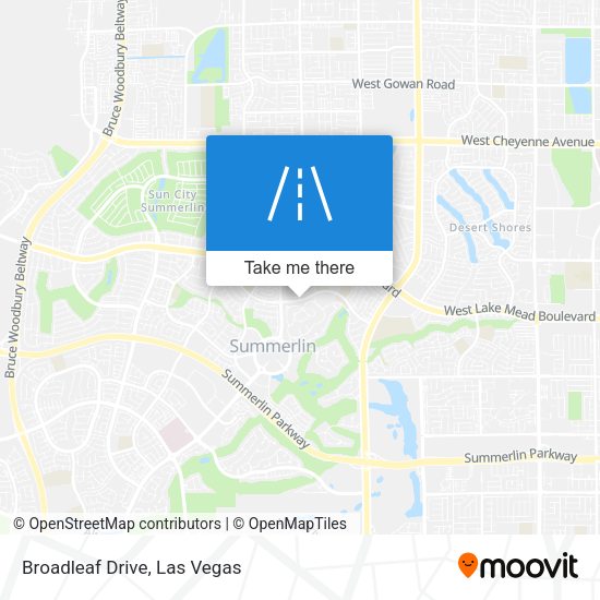Mapa de Broadleaf Drive