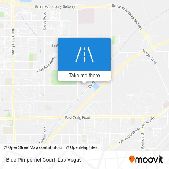 Blue Pimpernel Court map
