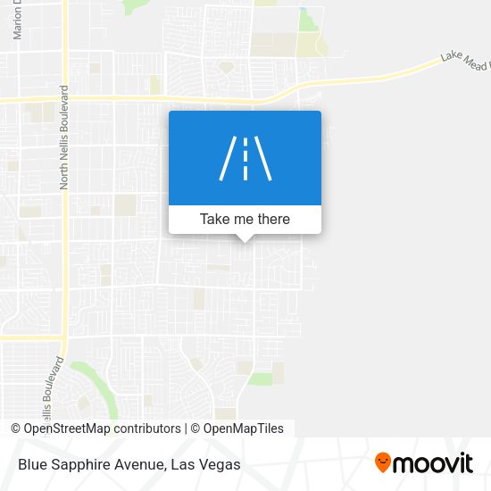Mapa de Blue Sapphire Avenue