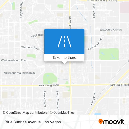 Blue Sunrise Avenue map