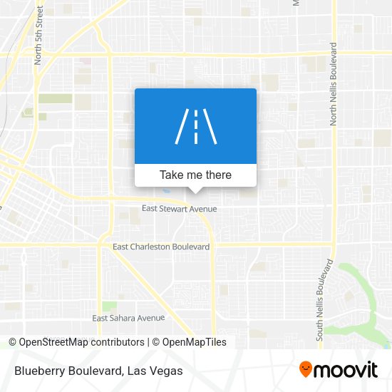 Mapa de Blueberry Boulevard