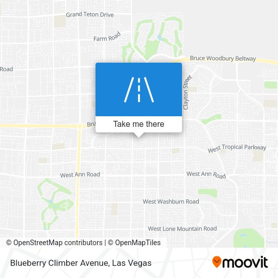 Mapa de Blueberry Climber Avenue