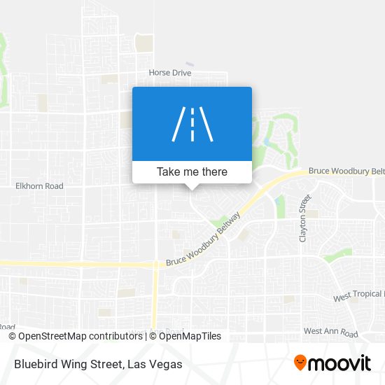 Bluebird Wing Street map