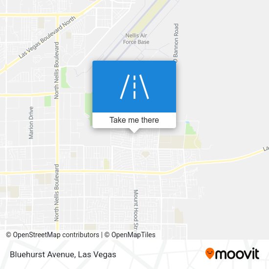Bluehurst Avenue map