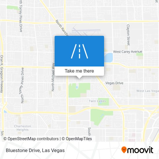 Bluestone Drive map