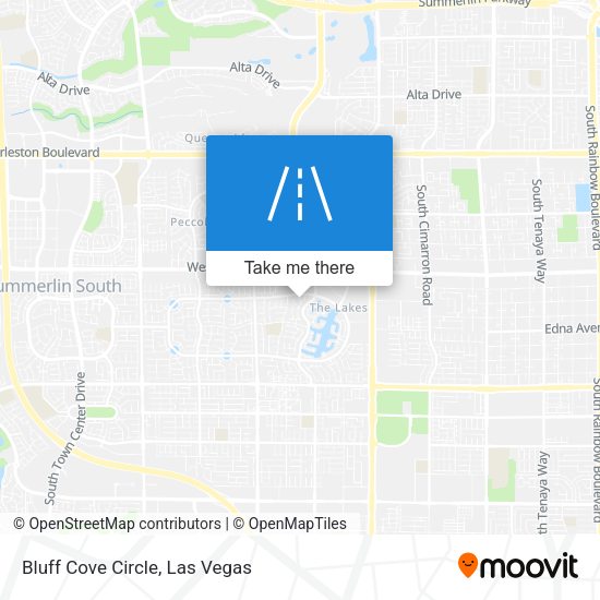 Bluff Cove Circle map