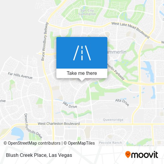 Blush Creek Place map
