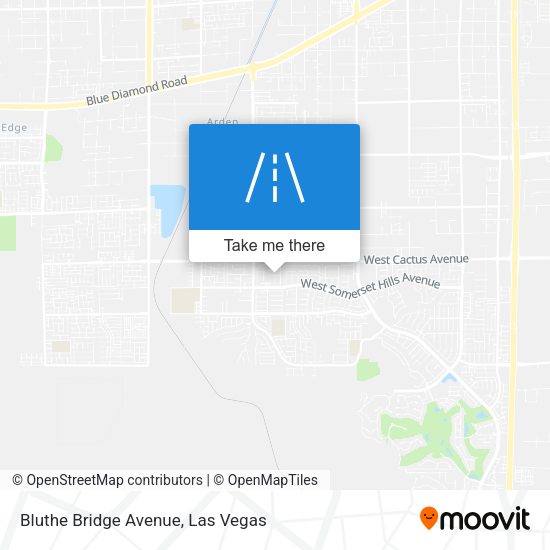 Bluthe Bridge Avenue map