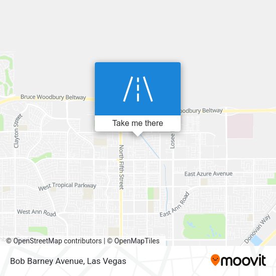 Bob Barney Avenue map