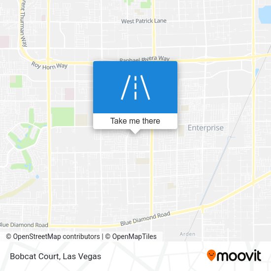 Mapa de Bobcat Court