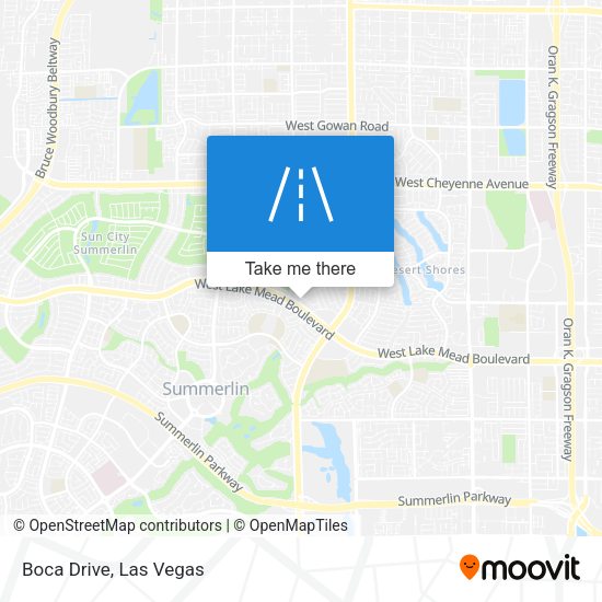 Mapa de Boca Drive