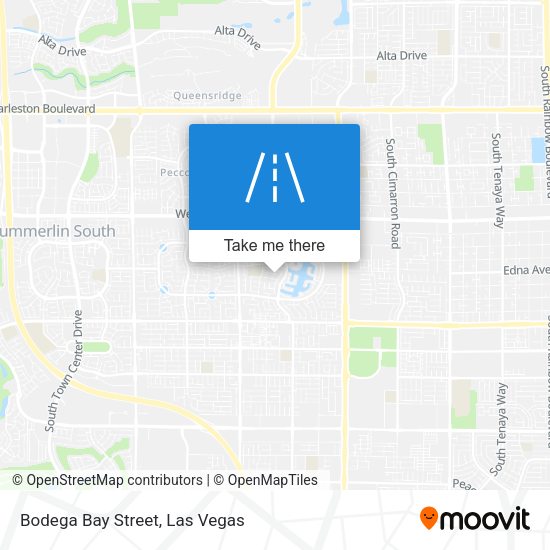 Mapa de Bodega Bay Street