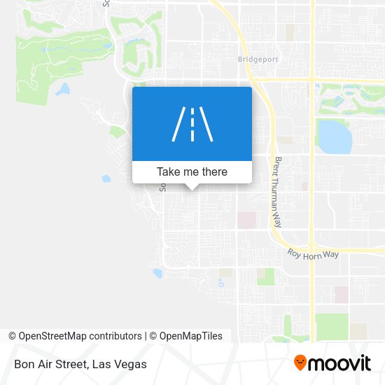 Mapa de Bon Air Street