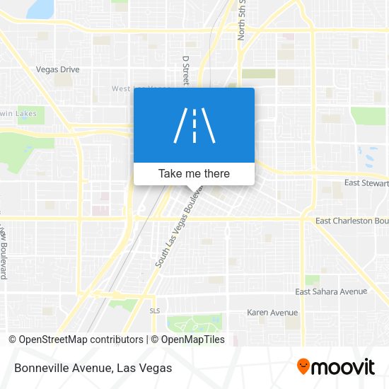 Bonneville Avenue map