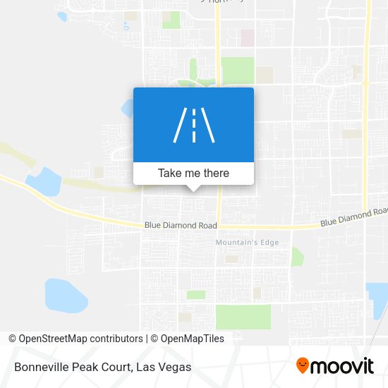 Mapa de Bonneville Peak Court