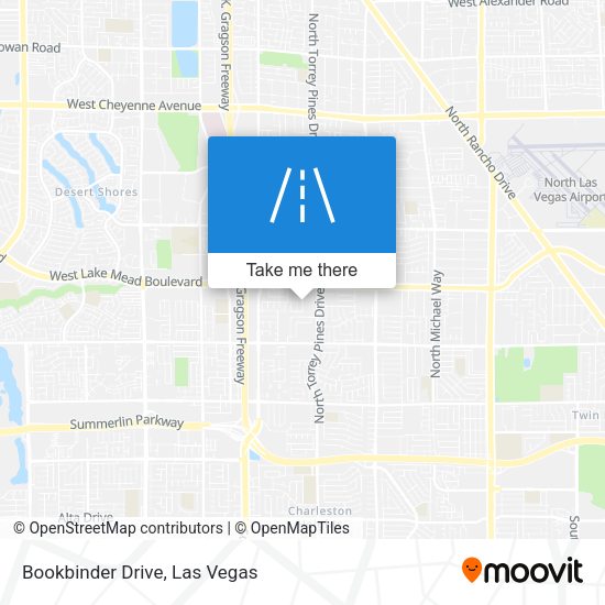 Bookbinder Drive map