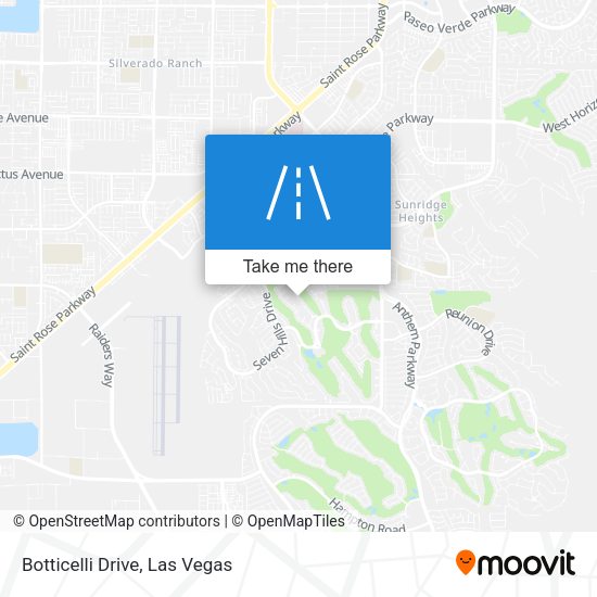 Botticelli Drive map