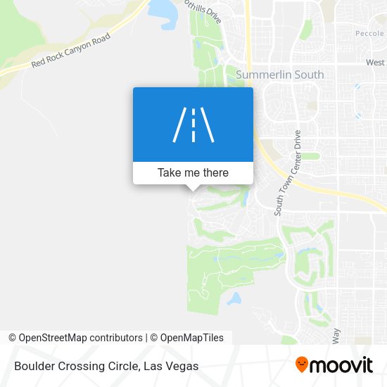 Mapa de Boulder Crossing Circle