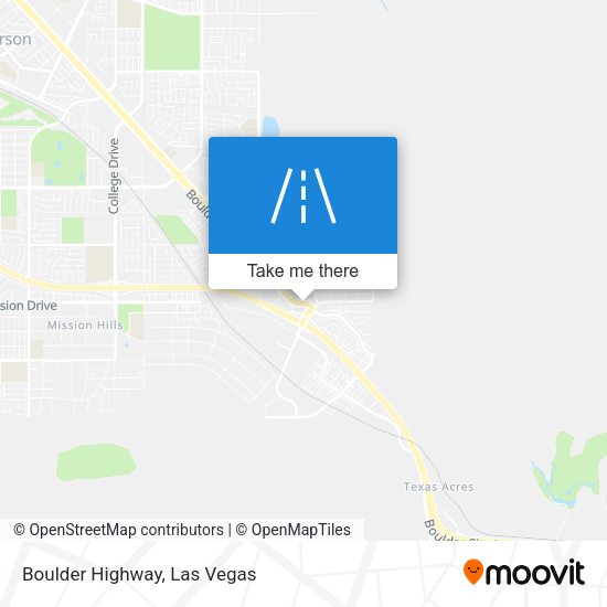 Mapa de Boulder Highway