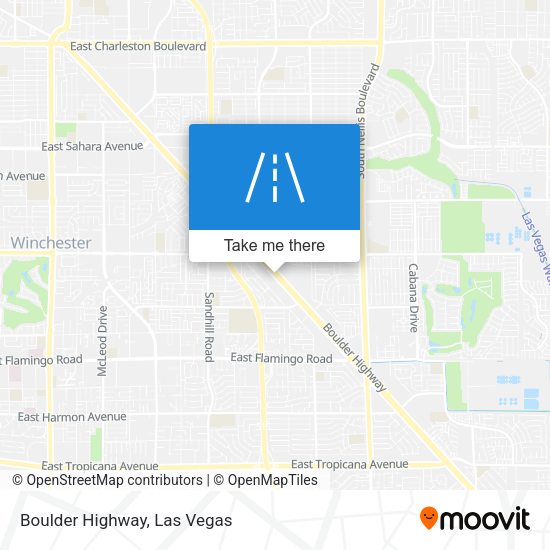 Mapa de Boulder Highway
