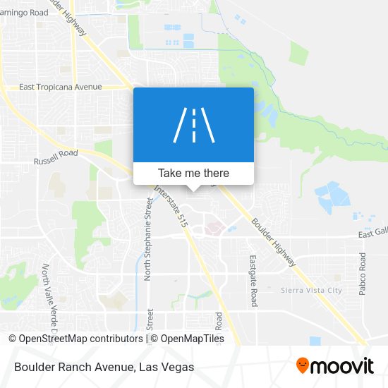 Boulder Ranch Avenue map