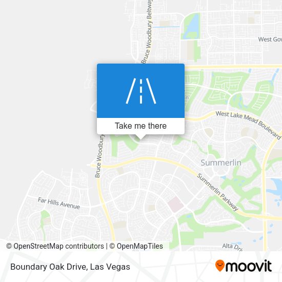 Mapa de Boundary Oak Drive