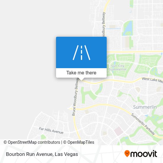 Bourbon Run Avenue map