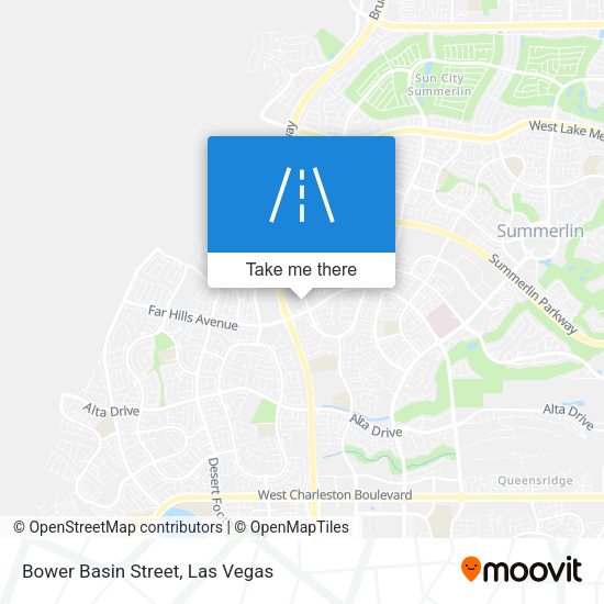 Mapa de Bower Basin Street