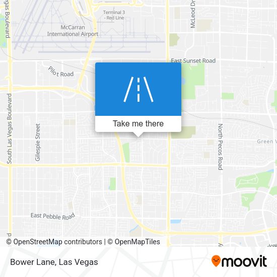 Mapa de Bower Lane